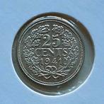 Nederland 25 cent 1941 zilver kwartje Wilhelmina in Pr, Ophalen of Verzenden, Koningin Wilhelmina, 25 cent, Zilver