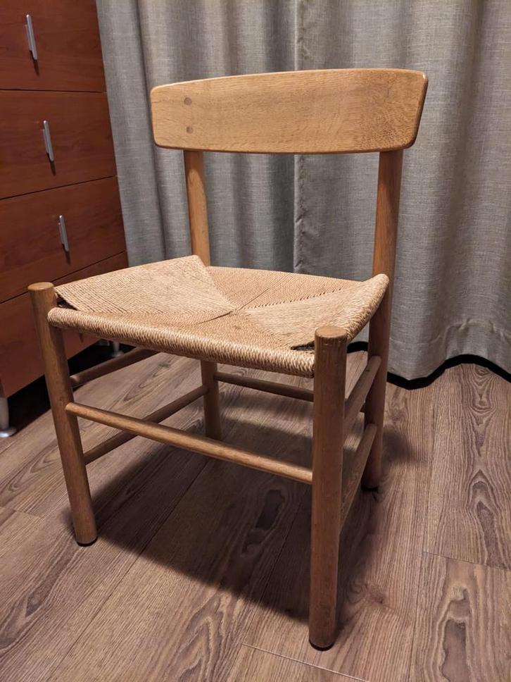 Børge Mogensen - Fredericia J39 chairs - 6 stuks, Huis en Inrichting, Stoelen, Gebruikt, Vijf, Zes of meer stoelen, Hout, Overige materialen