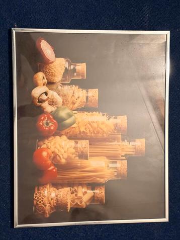 Keuken Print met Pasta en Groenten beschikbaar voor biedingen