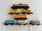 7x Lima ketelwagons Shell/Esso/Liquigas/Butagaz, Gebruikt, Gelijkstroom, Wagon, Ophalen of Verzenden