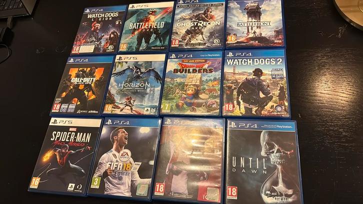 PS4 & PS5 Games - Topconditie!, Spelcomputers en Games, Games | Overige, Zo goed als nieuw, Avontuur en Actie, 1 speler, Vanaf 3 jaar