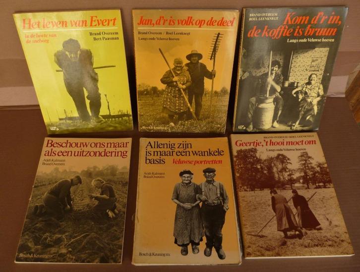 6x Veluwse Boeken door Brand Overeem, Boeken, Streekboeken en Streekromans, Gelezen, Gelderland, Ophalen of Verzenden