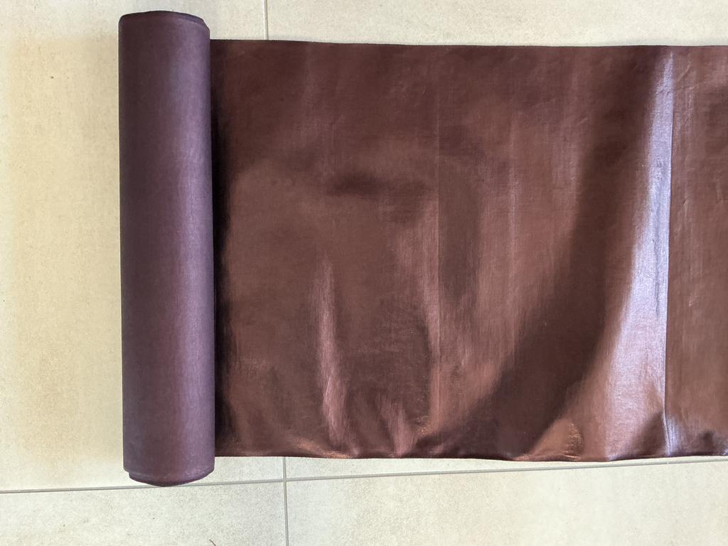 Indigo stof. Handgevefd. Aubergine kleur, Overige kleuren, Verzenden, 30 tot 120 cm, Katoen