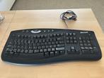 Microsoft Comfort Curve Keyboard 2000 – USB | Ergonomisch, Gebruikt, Ophalen of Verzenden, Qwerty, Multimediatoetsen