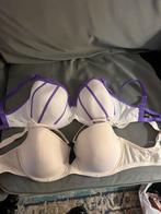 2 BH's: Sapph & Marlies Dekker - Maat 85D, Ophalen of Verzenden, Wit, BH