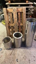 Dubbelwandig schoorsteenkanaal, Huis en Inrichting, Kachels, Ophalen, Houtkachel, Zo goed als nieuw, Inbouw