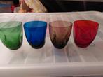 Gekleurde glazen, Antiek en Kunst, Antiek | Glas en Kristal, Ophalen of Verzenden