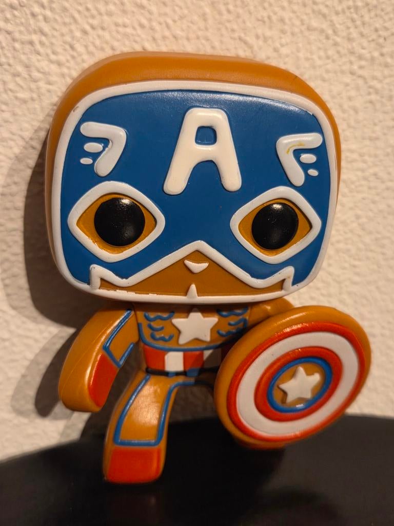 Gingerbread Captain America Funko, Ophalen of Verzenden