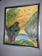 Prachtig werk Herman Gouwe  Olieverf op doek, Ophalen