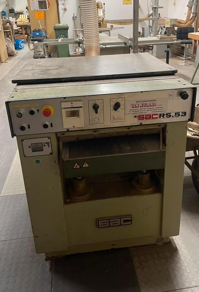 SAC RS 53 vandiktebank schaafbank schaven 530mm breed, Doe-het-zelf en Verbouw, Schaafmachines, Gebruikt, Ophalen