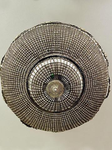 Grote antieke art deco kroonluchter / plafoniere beschikbaar voor biedingen