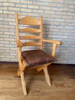 Stoel Oisterwijk meubelen, Huis en Inrichting, Stoelen, Ophalen, Gebruikt, Bruin, Eén