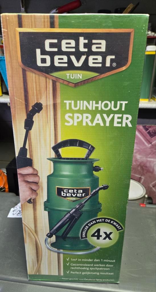 Ceta Bever Tuinhout Sprayer - Nieuw in doos!, Doe-het-zelf en Verbouw, Verf, Beits en Lak, Nieuw, Ophalen