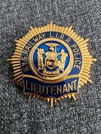 N.Y.S. RAILWAY L.I.R.R. POLICE LIEUTENANT, Ophalen of Verzenden, Nederland