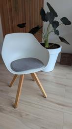 Eetkamerstoel Liza , 3 stuks, Huis en Inrichting, Stoelen, Wit, Zo goed als nieuw, Eén, Ophalen