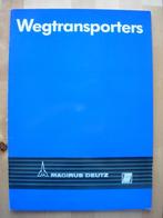 Magirus Deutz Brochure 1980 Wegtransporters Iveco, Boeken, Auto's | Folders en Tijdschriften, Overige merken, Zo goed als nieuw