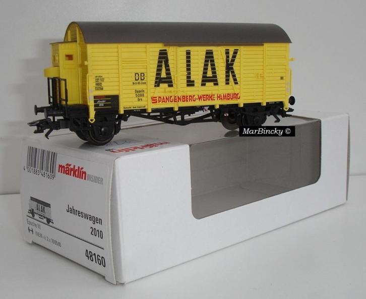 Märklin 48160 Insider Jaarwagen 2010 ALAK !, Hobby en Vrije tijd, Modeltreinen | H0, Nieuw, Wagon, Wisselstroom, Märklin, Ophalen of Verzenden