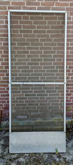 Aluminium Hordeur 215 x 88cm, Doe-het-zelf en Verbouw, Deuren en Horren, 80 tot 100 cm, Hordeur, Ophalen of Verzenden, Zo goed als nieuw