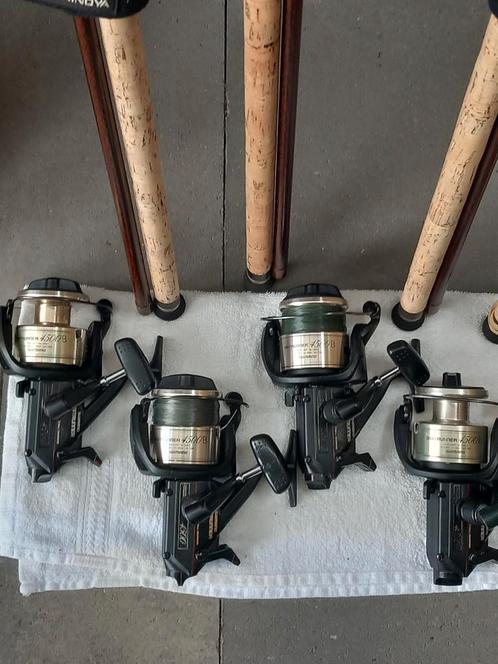 Schitterende Shimano 4500B Beetrunners molens., Watersport en Boten, Hengelsport | Karpervissen, Gebruikt, Molen, Ophalen of Verzenden