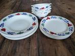 Servies Boerenbont, handgeschilderd!, Huis en Inrichting, Gebruikt, Ophalen of Verzenden, Bord(en), Aardewerk