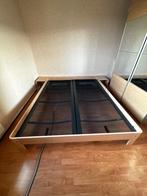 Auping Auronde 180 x 220 met achterelement (Opaal Beuken), Ophalen, Tweepersoons, 180 cm, Hout