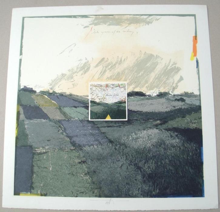 Martin R. Baeyens - (1943) - Expressie - zeefdruk, Antiek en Kunst, Kunst | Etsen en Gravures, Ophalen of Verzenden