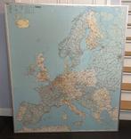 landkaart, Antiek en Kunst, Antiek | Schoolplaten, Ophalen, Aardrijkskunde