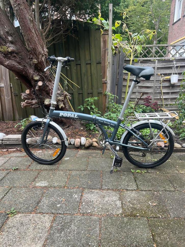 Popal vouwfiets 6 versnellingen, Fietsen en Brommers, Fietsen | Vouwfietsen, Zo goed als nieuw, Overige merken, 18 tot 20 inch