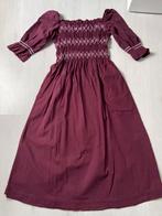bordeauxrode ANTHROPOLOGIE: SEVENTY + MOCHI cottage jurk 40, Verzenden, Maat 38/40 (M), Onder de knie