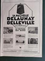 Delaunay Belleville 1926 auto reclame, Gebruikt, Ophalen of Verzenden