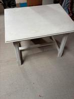 Wit tafeltje - 72x52x62cm, Antiek en Kunst, Antiek | Meubels | Tafels, Ophalen