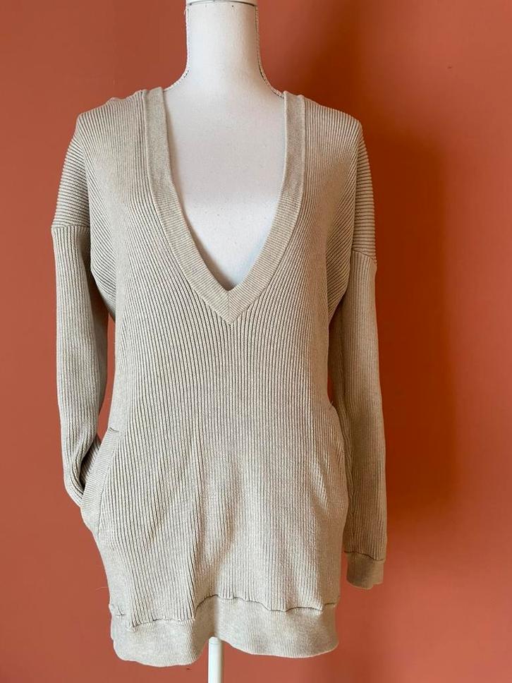 Reinders creme kleurige trui met capuchon maat 36/38, Kleding | Dames, Truien en Vesten, Zo goed als nieuw, Maat 36 (S), Beige