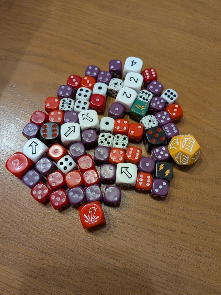 Warhammer/ wargaming dobbelstenen, Hobby en Vrije tijd, Wargaming, Ophalen of Verzenden