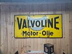 Groot Valvoline emaille reclamebord, Verzamelen, Merken en Reclamevoorwerpen, Ophalen, Gebruikt, Reclamebord