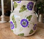 Handbeschilderde vaas Passiebloem Colibri ByJ&S🪻, Overige kleuren, Nieuw, Ophalen of Verzenden, Glas