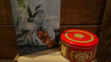 Kerst inspirate boek en nostalgische trommel beschikbaar voor biedingen