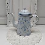 Emaille kan, Saks Blau motief, Ophalen of Verzenden