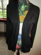 F189 QUESTION? mt M vest zwart tricot, Maat 38/40 (M), Verzenden, Zwart, Zo goed als nieuw