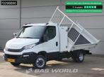 Iveco Daily 35C15 3.0L Kipper met Kist Dubbellucht 3,5t Trek, Auto's, Bestelauto's, Stof, Gebruikt, Euro 6, 4 cilinders