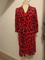 Drykorn jurk rood zwart print 2= S/36 - M/38, Drykorn, Verzenden, Zo goed als nieuw, Maat 36 (S)