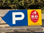 Vintage bord kanis & gunnik koffie thee geen emaille, Ophalen of Verzenden, Gebruikt, Reclamebord
