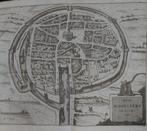 32 / plattegrond van de stad  Middelburg Gravure uit 1696, Ophalen of Verzenden
