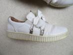 GABOR schoenen sneakers instappers wit leer maat 5,5 38,5, Wit, Gabor, Ophalen of Verzenden, Sneakers of Gympen