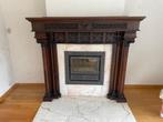 flam inbouwkachel met omlijsting, Huis en Inrichting, Haarden, Ophalen, Gebruikt, Inbouwhaard, Houthaard