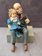 Candy Design Noorwegen, Opa met meisje op schoot, Ophalen of Verzenden
