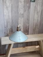 Zinken hanglamp met koperen fitting, Huis en Inrichting, Lampen | Hanglampen, Canadezenlaan 4 Dokkum, La Rentree, Ophalen of Verzenden