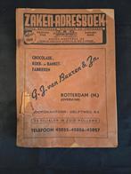 Zaken-adresboek Rotterdam, Schiedam e.o. uitgave 1949, Boeken, Catalogussen en Folders, Gelezen, Ophalen of Verzenden