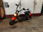 E-Chopper van Spyderwheelz zgan blauw kenteken, Elektrisch, Zo goed als nieuw, Ophalen, Overige merken