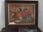 Antiek bloemenschilderij in lijst, Antiek en Kunst, Kunst | Schilderijen | Klassiek, Ophalen
