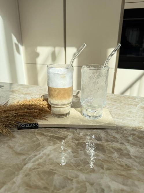 Ekselans – Glacier Longdrinkglazen, Huis en Inrichting, Keuken | Servies, Nieuw, Glas of Glazen, Glas, Verzenden